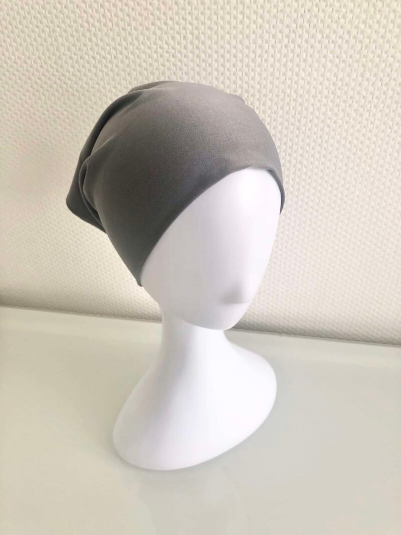 Bonnet à Hijab tube gris