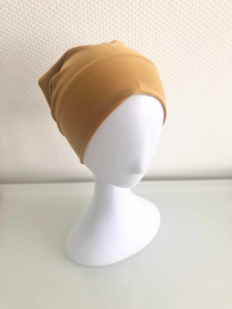 Bonnet à Hijab tube beige