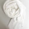 Hijab Carré Mousseline Luxe blanc