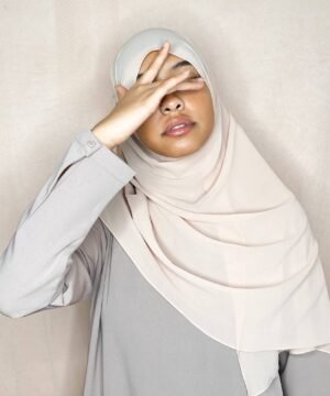 Hijab Mousseline Luxe à Nouer