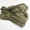 Hijab Jersey Croisé trois bandes vert kaki