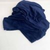 Hijab Jersey Croisé trois bandes bleu marine nuit foncé
