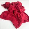 Hijab Jersey Croisé trois bandes rouge bordeaux