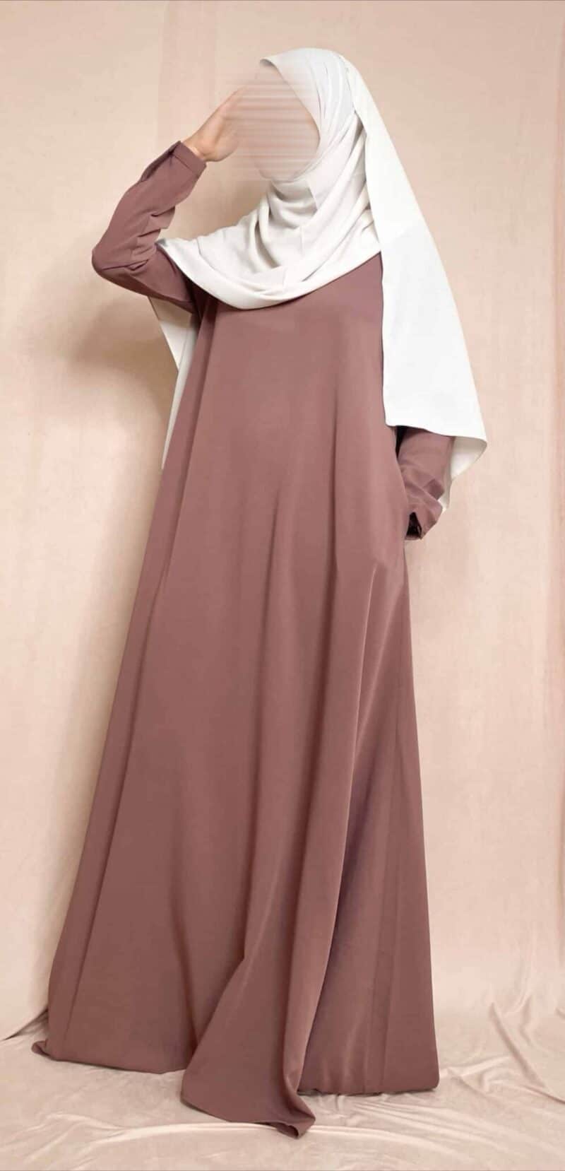 Abaya évasée longue Maryam – Image 6