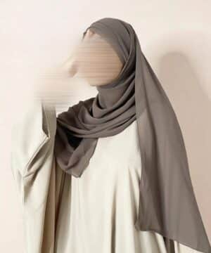 Hijab Mousseline croisé à enfiler
