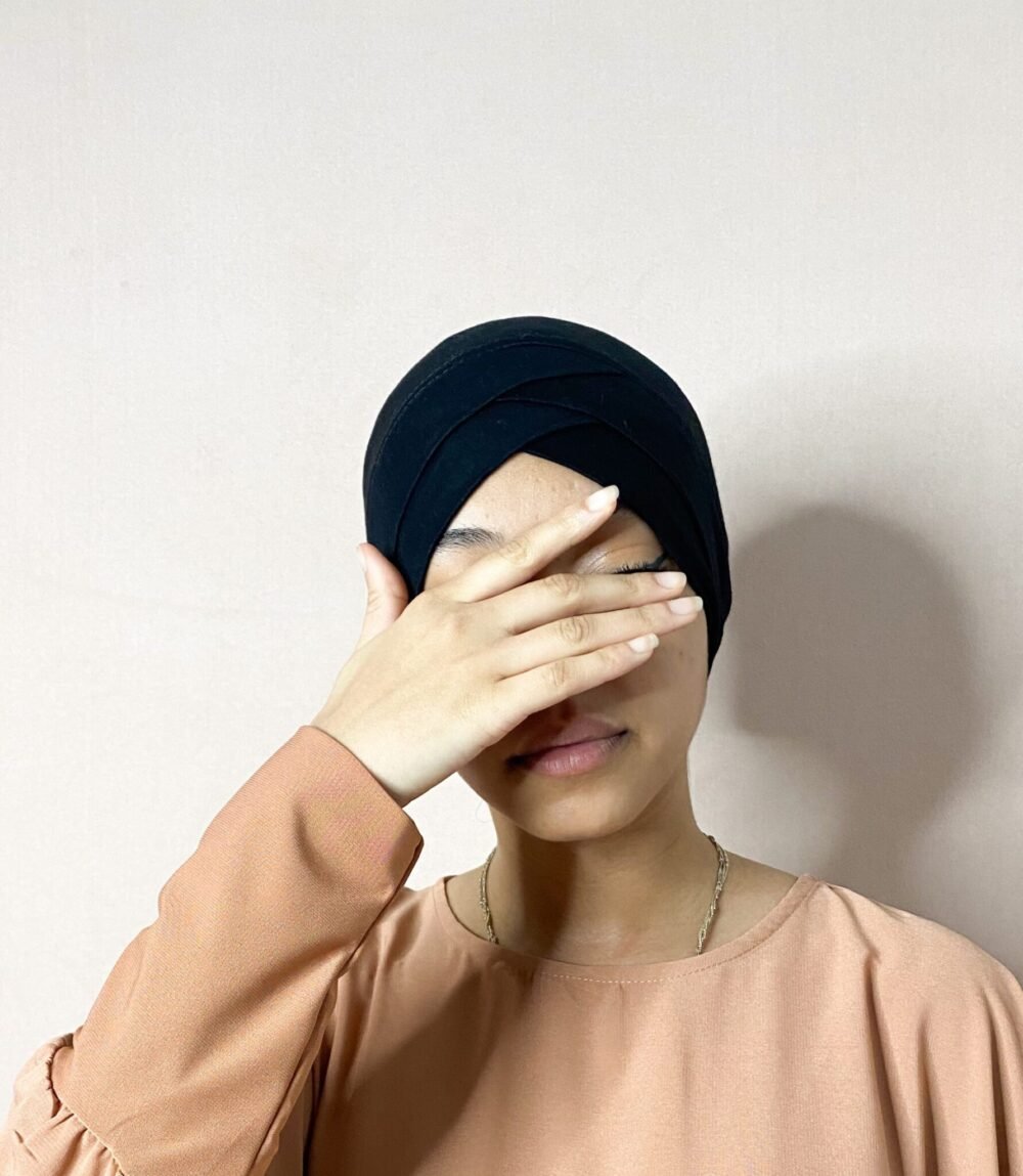 Bonnet à Hijab croisé
