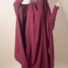 Jilbab 2 Pièces Jupe Bordeau