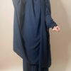 Jilbab 2 Pièces Jupe Bleu Marine