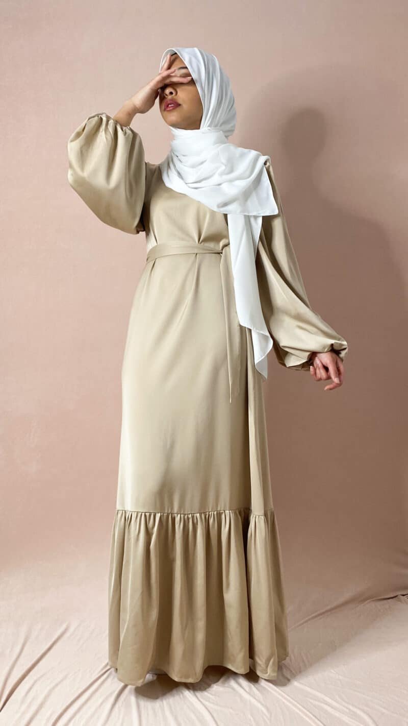 Abaya Satiné