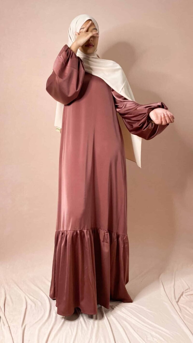 Abaya Satiné