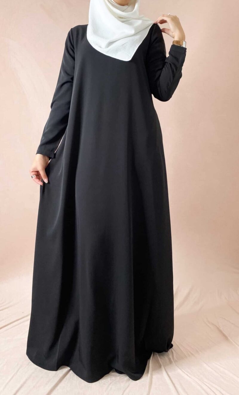 Abaya évasée longue Maryam – Image 3