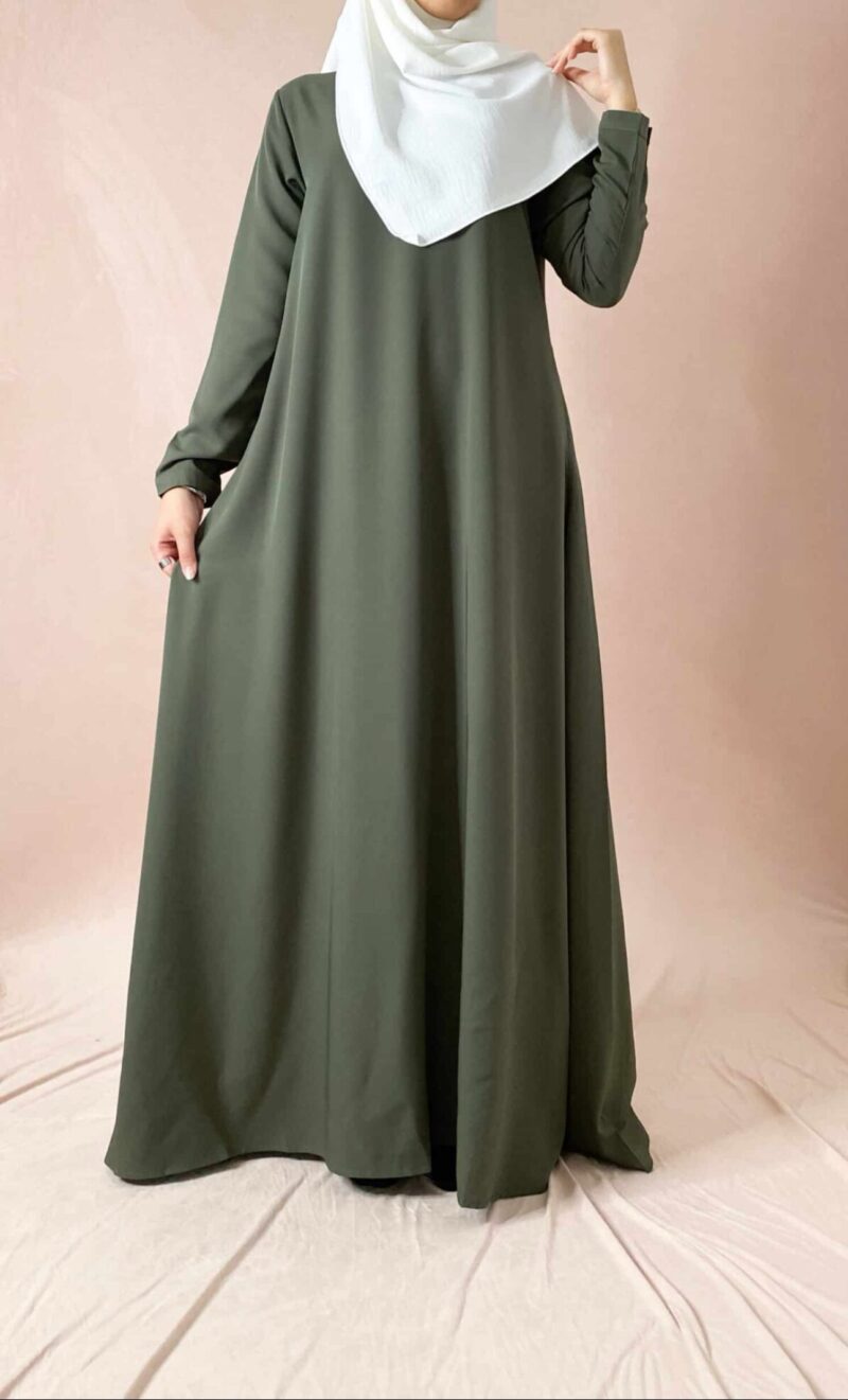 Abaya évasée longue Maryam – Image 2