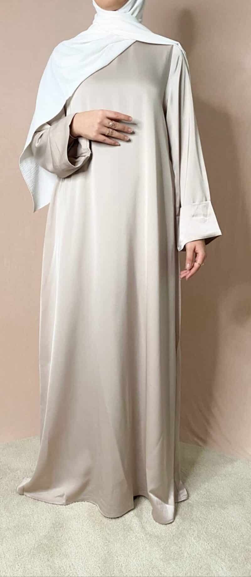 Abaya Farasha Satiné