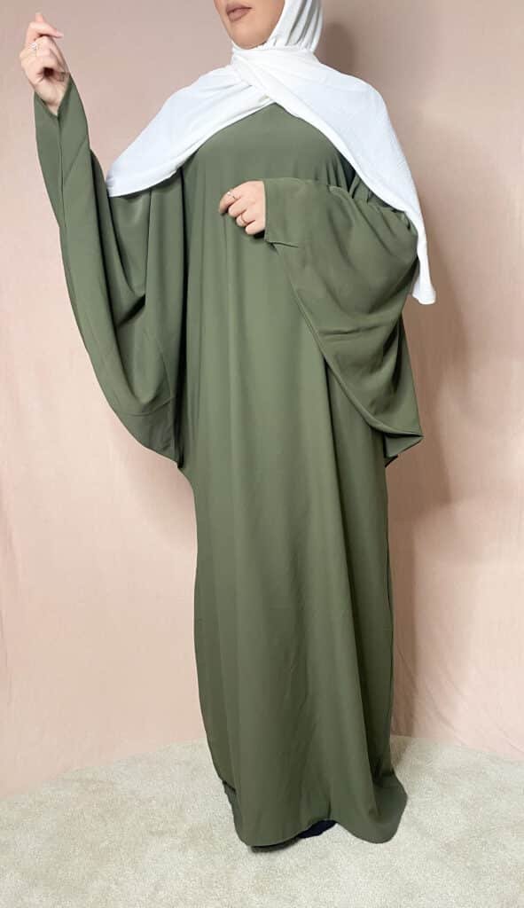 abaya coupe papillon femme soie de medine