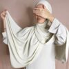 Hijab Soie de Médine à enfiler nude