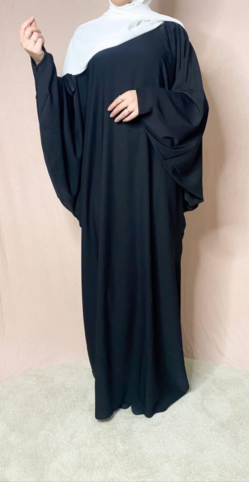 Abaya Papillon Soie de Médine - Image 3