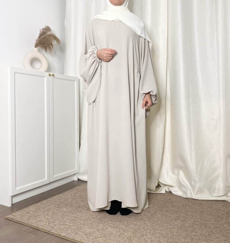 Abaya jazz manche bouffante Maria – Image 3