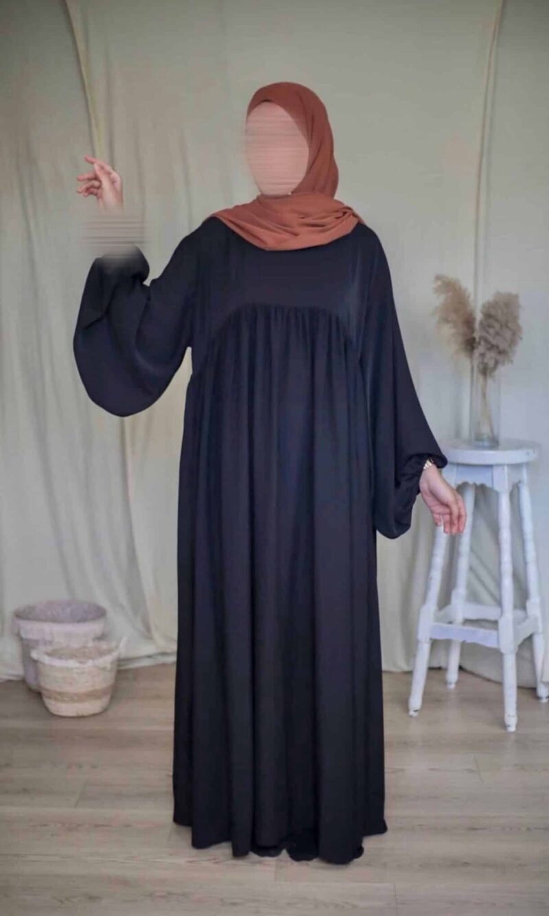 Abaya Maria en Soie de Medine - Image 3