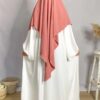 Khimar jazz simple pointu Rose