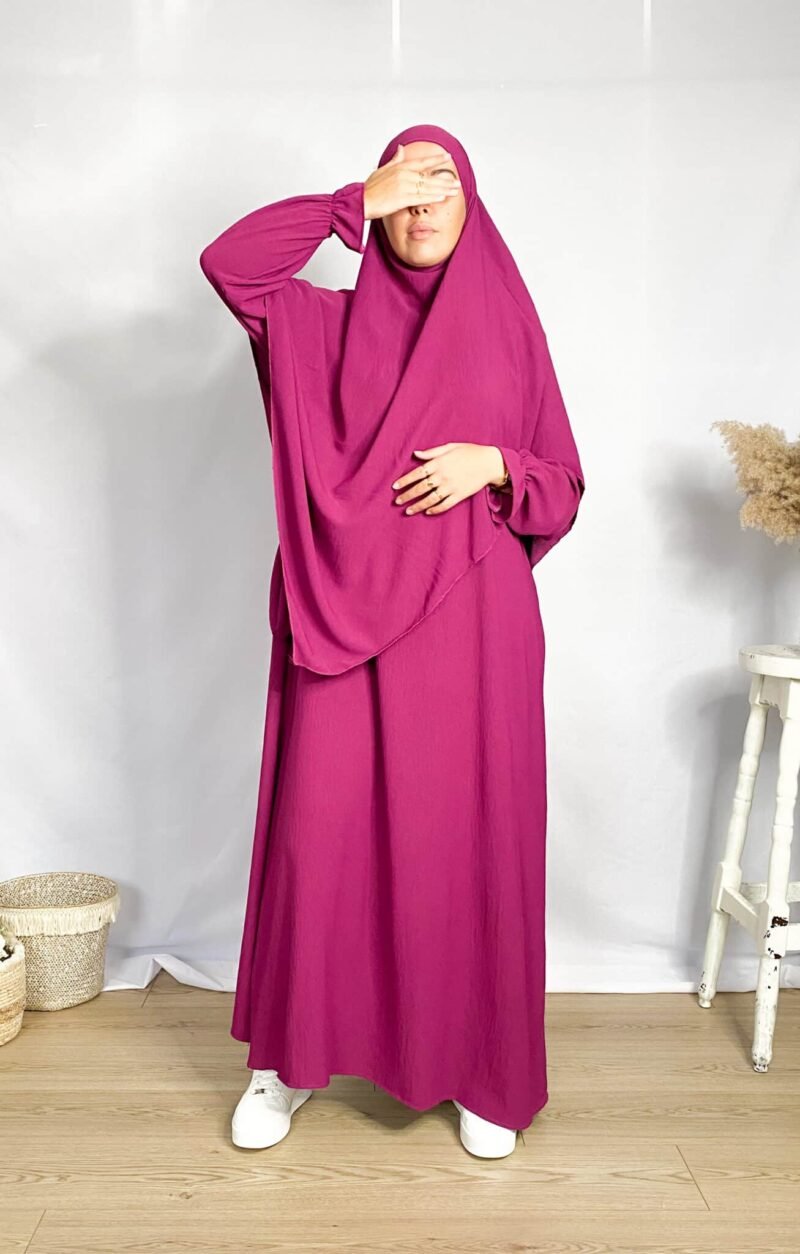 Abaya khimar Jazz à Volant