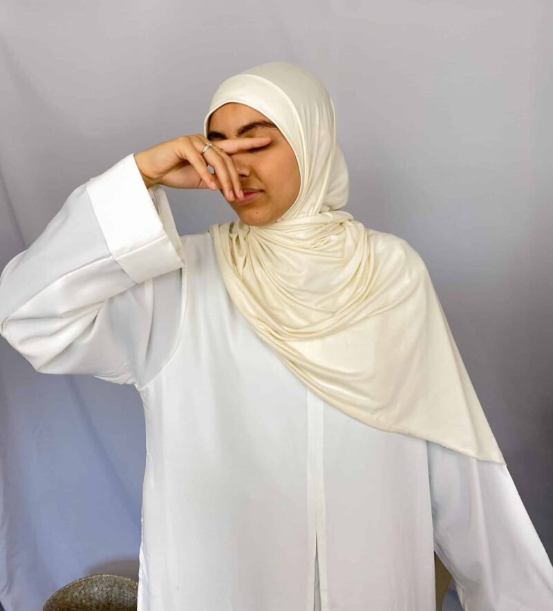 Hijab Jersey Cagoule creme