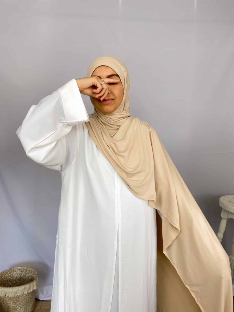 Hijab Jersey Cagoule beige nude