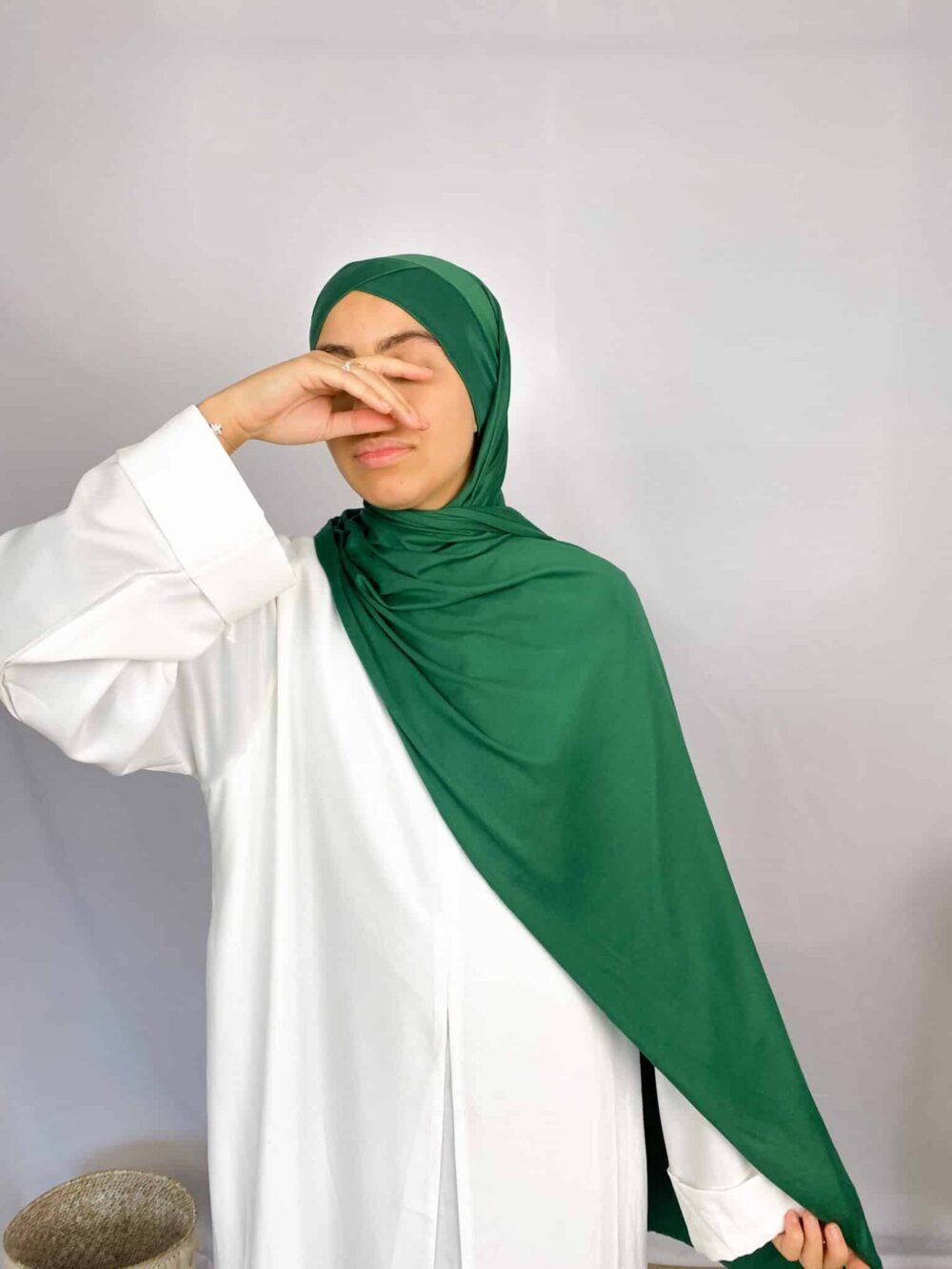 Hijab Jersey croisé