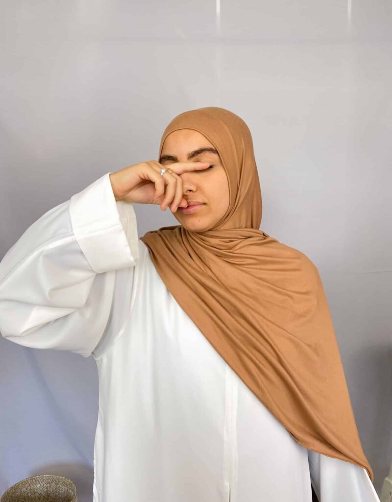 Hijab Jersey Cagoule taupe