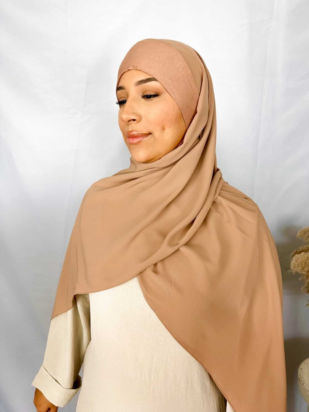Hijab Soie de Médine à Cagoule