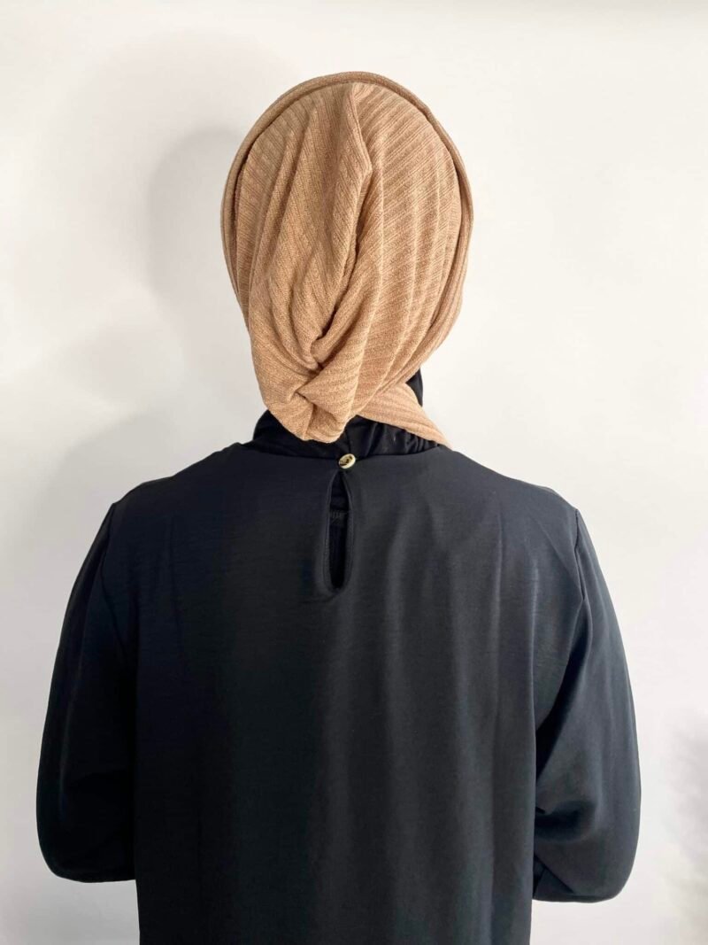 Turban Croisé en Maille à enfiler