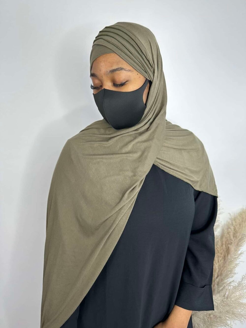Hijab Jersey croisé à enfiler