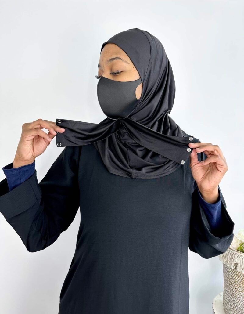 Hijab Cagoule à Pression