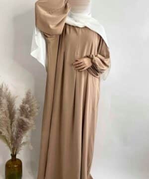 Abaya Manches Ballon soie de medine Assiya