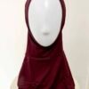 Cagoule hijab bordeaux