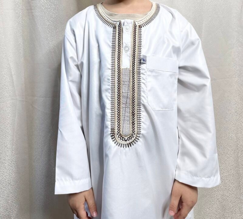 Qamis Brodé enfant