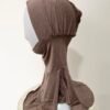 Cagoule hijab taupe