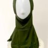 Cagoule hijab vert kaki