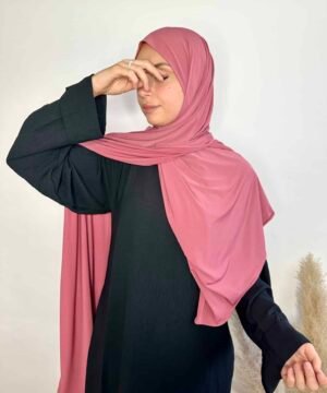 Hijab Jersey Luxe Premium hijab de prestige rose