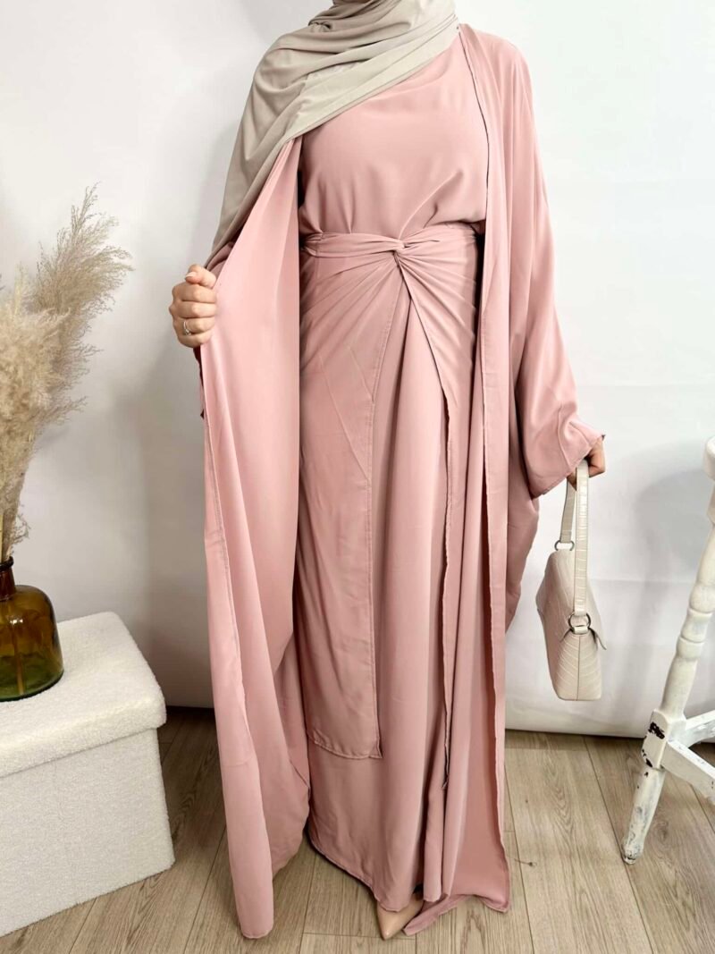 Abaya Kimono 3 pièces Nina