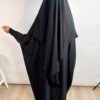 Abaya Khimar Soie de Médine