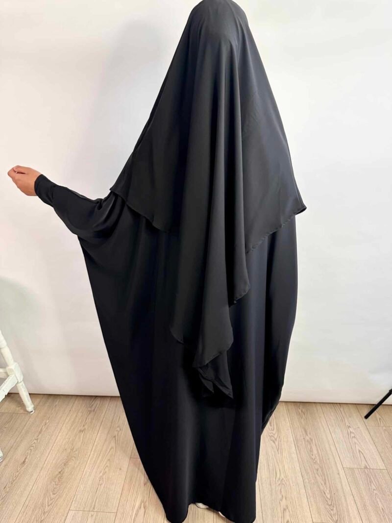 Abaya Khimar Soie de Médine