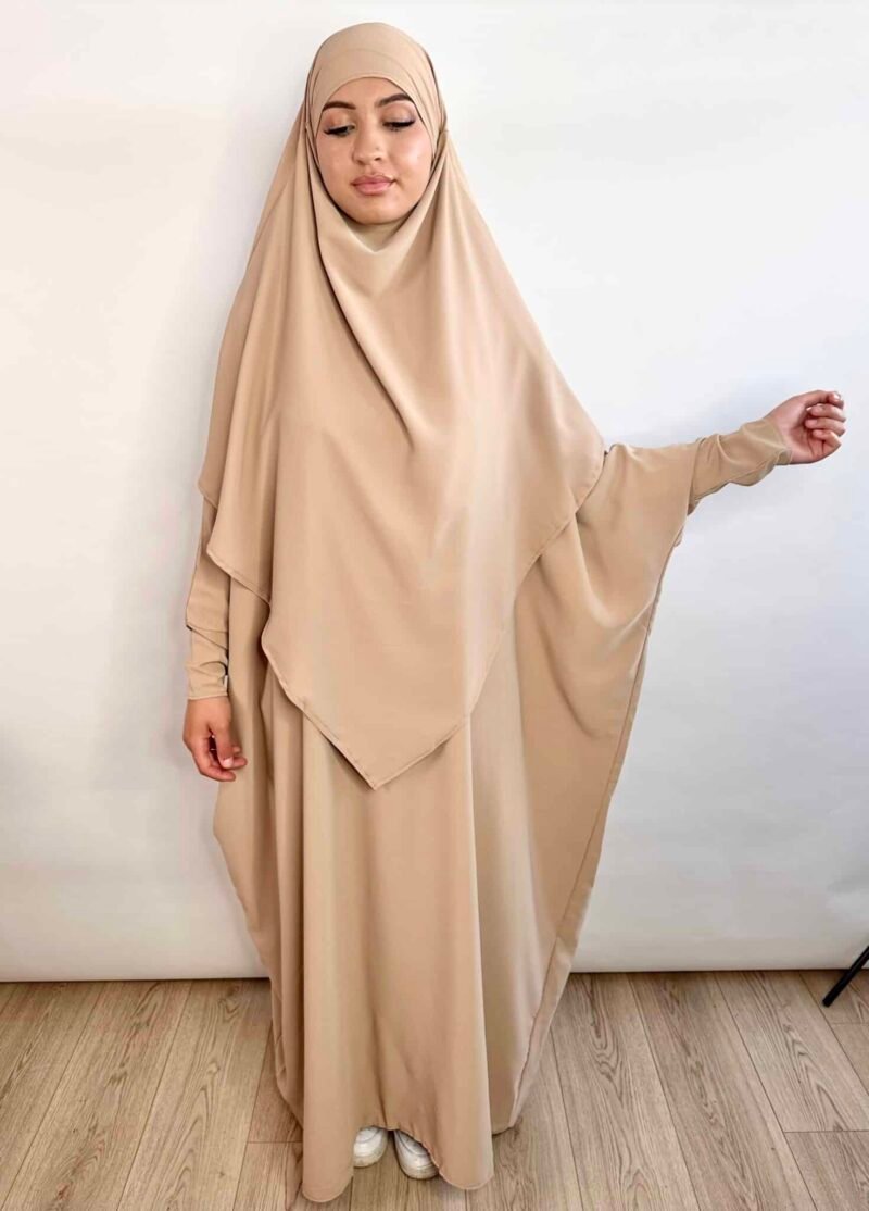 Abaya Khimar Soie de Médine