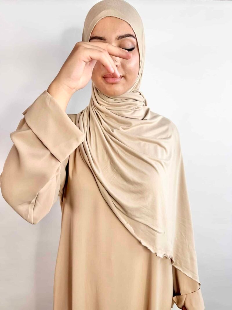 Hijab Jersey Cagoule nude