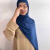 Hijab Jersey Cagoule bleu marine