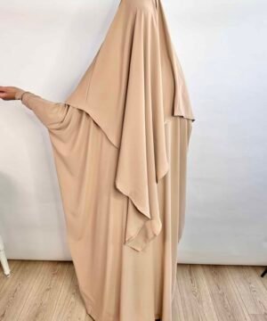 Abaya Khimar Soie de Médine