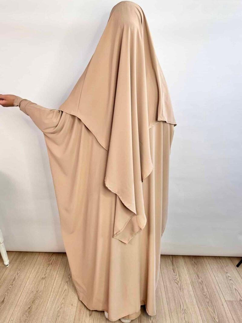 Abaya Khimar Soie de Médine