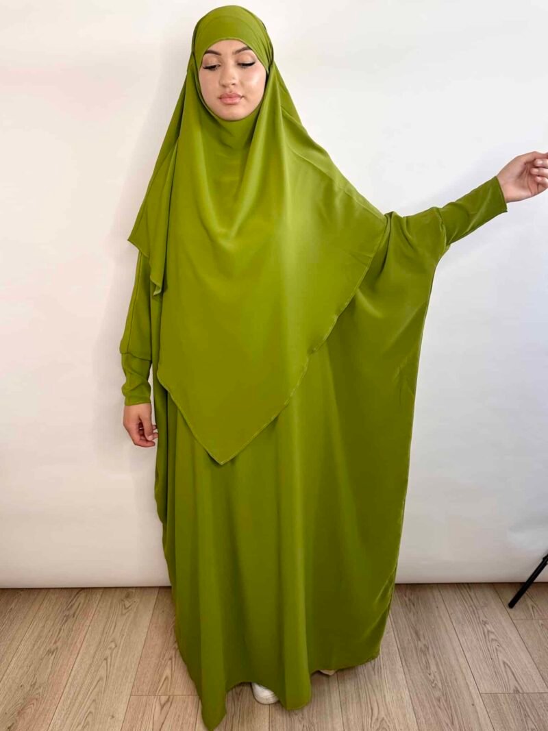 Abaya Khimar Soie de Médine