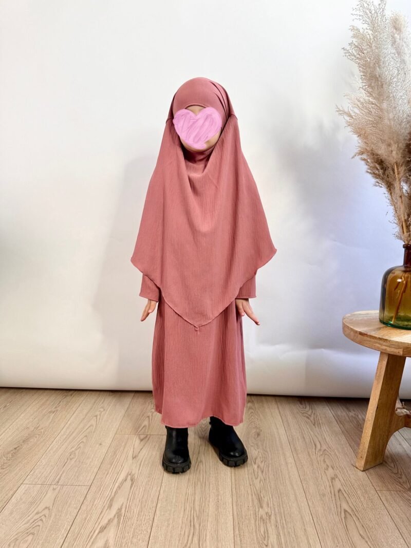 Ensemble Fille Abaya Khimar jazz Abaya fille : découvrez nos robes musulmanes pour fillette