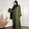 Abaya Brillante Rayures