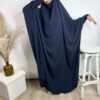 Jilbab 1 Pièce Microfibre bleu marine
